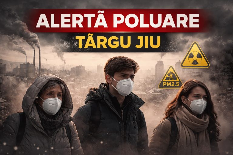 Alertă poluare aer Târgu Jiu: date, riscuri și efecte asupra sănătății